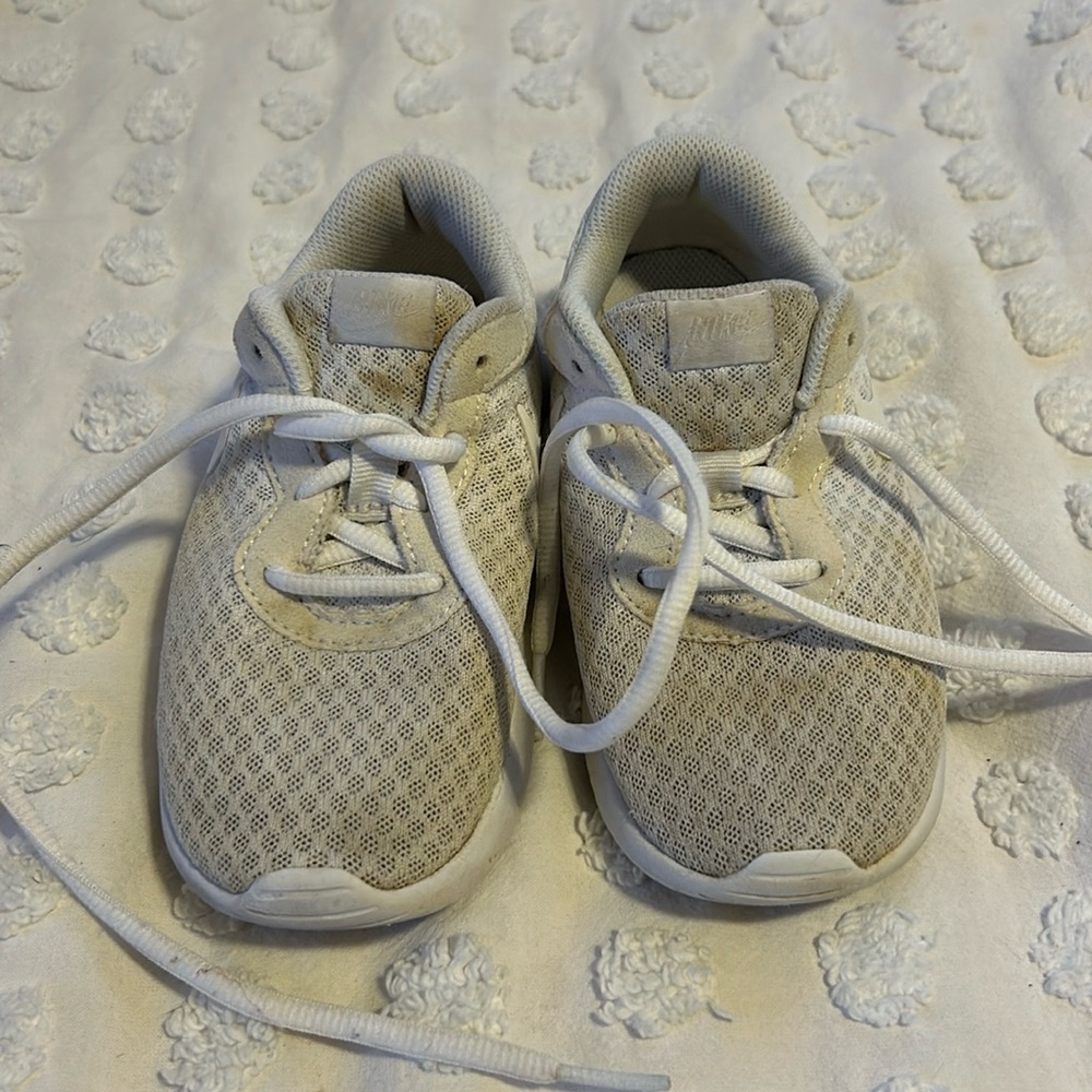 White little girls Nike.